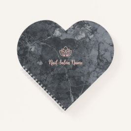 Benutzerdefiniertes Spiralnotizbuch mit Herz für N Notizblock