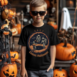 Benutzerdefiniertes Spooky kosmisches Halloween 20 T-Shirt