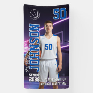 Benutzerdefiniertes Sportfoto für einen Basketball Banner