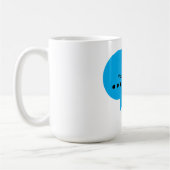 Benutzerdefiniertes Sprechblasendesign – Personali Kaffeetasse (Links)