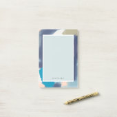 Benutzerdefiniertes Sprichwort Pinselstriche Strok Post-it Klebezettel (Auf Schreibtisch)