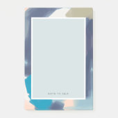 Benutzerdefiniertes Sprichwort Pinselstriche Strok Post-it Klebezettel (Vorderseite)