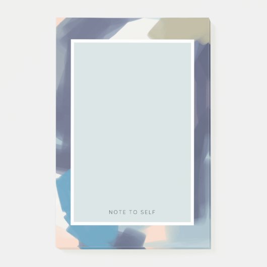 Benutzerdefiniertes Sprichwort Pinselstriche Strok Post-it Klebezettel (Vorderseite)