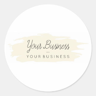 Benutzerdefiniertes Standardlogo für Markenbezeich Runder Aufkleber