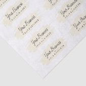 Benutzerdefiniertes Standardlogo für Markenbezeich Seidenpapier (Ausschnitt)