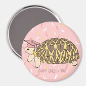 Benutzerdefiniertes Star Tortoise Abschluss Magnet (Vorderseite/Rückseite)