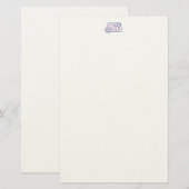 Benutzerdefiniertes Stationspapier mit Firmenevent Briefpapier (Vorne/Hinten)