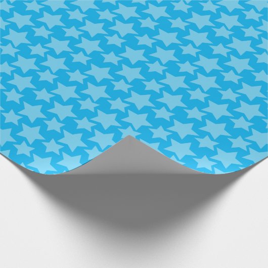 Benutzerdefiniertes Sternmuster Geschenkpapier (Ecke)