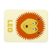Benutzerdefiniertes Sternzeichen Löwe Geburtstag Magnet (Horizontal)