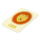 Benutzerdefiniertes Sternzeichen Löwe Geburtstag Magnet (Linke Seite)