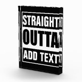 Benutzerdefiniertes Straight Outta mit eigenem Tex Fotoblock (Rechts)
