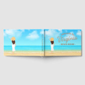Benutzerdefiniertes Strandhaus Gästebuch (Voll)