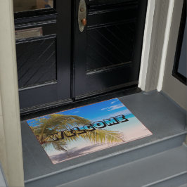 Benutzerdefiniertes Strandthema Frontmatte Fußmatte