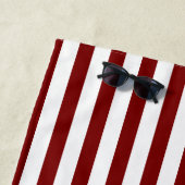 Benutzerdefiniertes Strandtuch mit Monogramm von S (Beispiel)