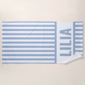 Benutzerdefiniertes Strandtuch mit Monogramm von S (Vorderseite)