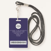 Benutzerdefiniertes Strichcode-Event-Abzeichen Ausweis (Rückseite mit Schlüsselband)