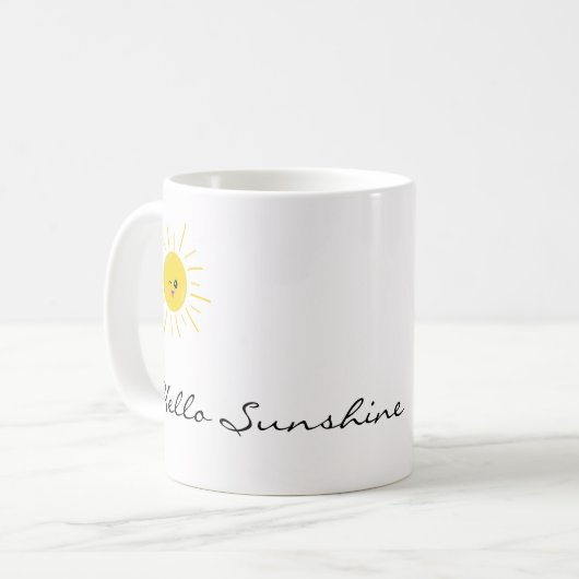 Benutzerdefiniertes Sun-Wort Kaffeetasse (Vorderseite Links)