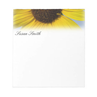 Benutzerdefiniertes Sunflower Notepad Notizblock