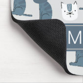 Benutzerdefiniertes Süße Tier Cats-Muster Mousepad (Ecke)