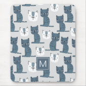 Benutzerdefiniertes Süße Tier Cats-Muster Mousepad (Vorne)