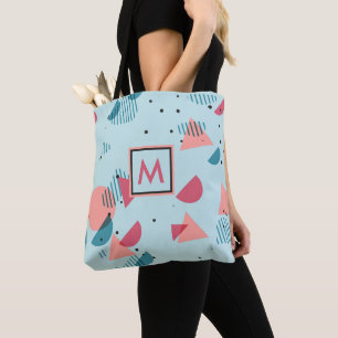 Benutzerdefiniertes süßes Retro-Hip-1980er-Mosaikm Tasche