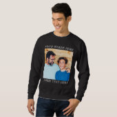 Benutzerdefiniertes Sweatshirt mit Bild und Text, (Vorne ganz)