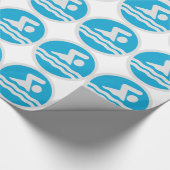 Benutzerdefiniertes Swim Decal Geschenkpapier (Ecke)