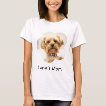 Benutzerdefiniertes T-Shirt für Hundemamas mit Hau