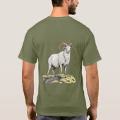 Benutzerdefiniertes T-Shirt mit Bergwidder (Rückseite)