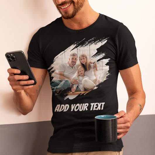 Benutzerdefiniertes T-Shirt mit Foto und Text