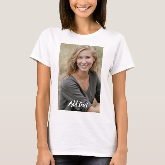 Benutzerdefiniertes T-Shirt. T-Shirt (Vorderseite)