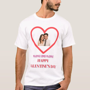 Benutzerdefiniertes T-Shirt zum Valentinstag – Her