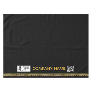 Benutzerdefiniertes Table Cover Business-Logo Gold Tischdecke