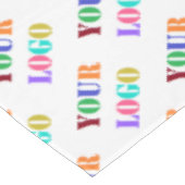 Benutzerdefiniertes Tablett mit Logo-Werbegeschäft Tischdecke (Schrägansicht)