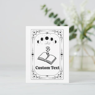 Benutzerdefiniertes Tarot-Buch Liebhaber Himmelsas Postkarte