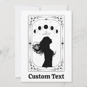 Benutzerdefiniertes Tarot Feministische BFF Magisc Einladung