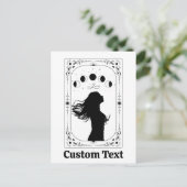 Benutzerdefiniertes Tarot Name Party hinzufügen Br Postkarte (Stehend Vorderseite)
