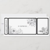 Benutzerdefiniertes Tattoo-Geschenkzertifikat Einladung (Rückseite)