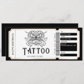 Benutzerdefiniertes Tattoo-Geschenkzertifikat Einladung (Vorne/Hinten)