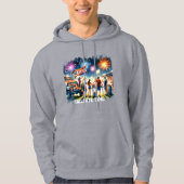 Benutzerdefiniertes Team für die Dauer der Migrati Hoodie (Vorderseite)