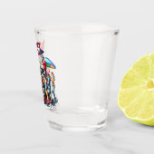 Benutzerdefiniertes Team für die Dauer der Migrati Schnapsglas (Rechts)