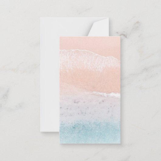 Benutzerdefiniertes Template für den Meeresstrand Mitteilungskarte (Vorderseite)