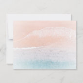 Benutzerdefiniertes Template für Naturstrand und M Mitteilungskarte (Rückseite)