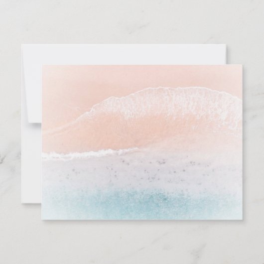 Benutzerdefiniertes Template für Naturstrand und M Mitteilungskarte (Rückseite)