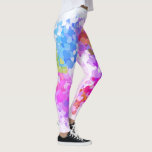 Benutzerdefiniertes Template Rosa Blau Gelbe grüne Leggings<br><div class="desc">Benutzerdefinierte Vorlage Rosa Blau Gelb Grün Farben Moderne elegante Leggings.</div>