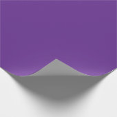 Benutzerdefiniertes Template Solid Color Royal Lil Geschenkpapier (Ecke)