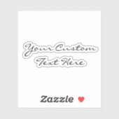 Benutzerdefiniertes Text-Insulbler-Decal-Laptop-La Aufkleber (Blatt)