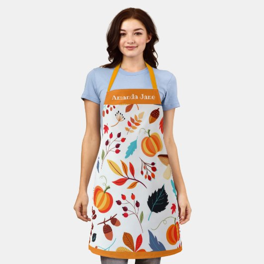 Benutzerdefiniertes Text Modem Fall Design Schürze (Getragen)