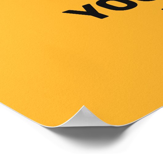 Benutzerdefiniertes Text- und FarbBaseball Poster (Ecke)