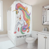 Benutzerdefiniertes Text- und Farbenfarbiges Einho Duschvorhang (Beispiel)